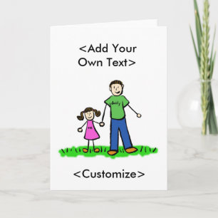 Cartes de voeux personnalisées pour la petite fill