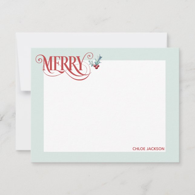 Cartes de vœux personnalisées pour Noël (Devant)