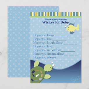 Cartes de vœux pour Baby Shower Turtles Ocean Reef