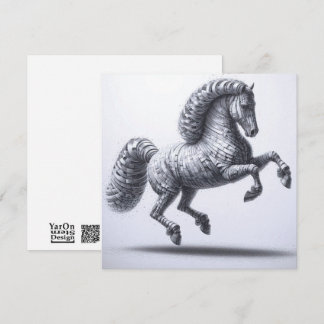 Cartes de voeux pour Cheval Papier Rolled Magazine