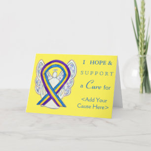 Cartes de voeux pour la sensibilisation au cancer 