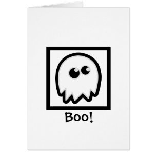 Cartes de voeux pour l'Halloween Ghost
