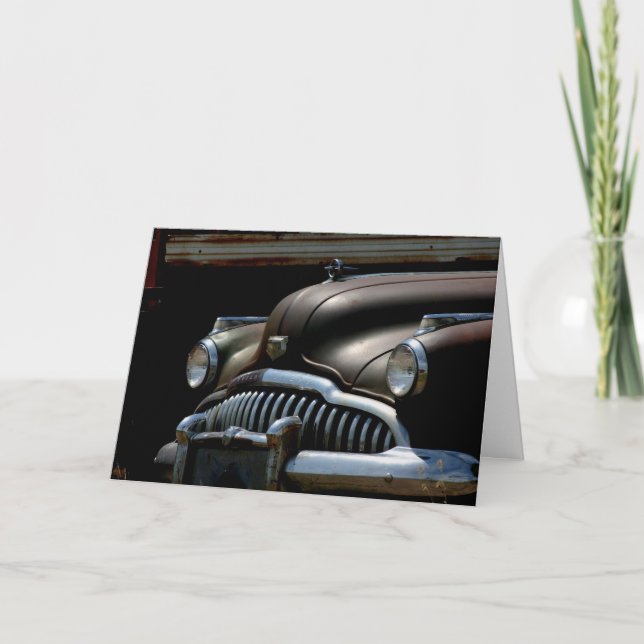 Cartes de voeux pour voitures anciennes (Devant)