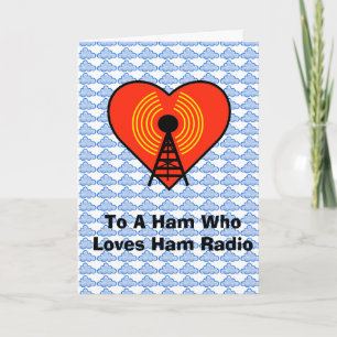 Cartes de voeux radio Heart & Soul Ham