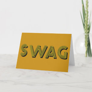 Cartes de voeux SWAG personnalisées