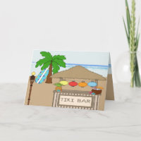 Cartes de voeux Tiki Bar