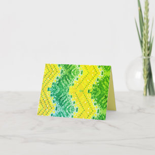 Cartes de vœux tropicales colorées Vibrations jo