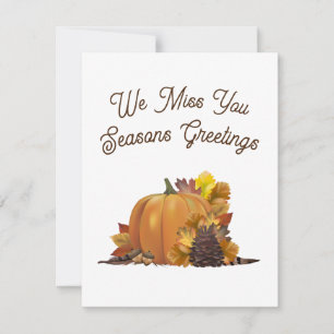 Cartes de voeux vierges bons thanksgivings