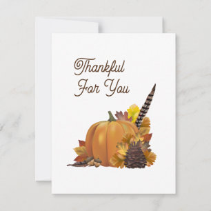 Cartes de voeux vierges bons thanksgivings