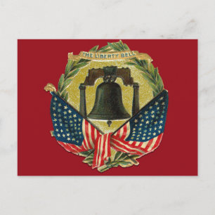 Cartes de voeux vintage Liberty Bell