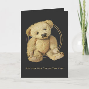 Cartes de voeux vintage Teddy Bear