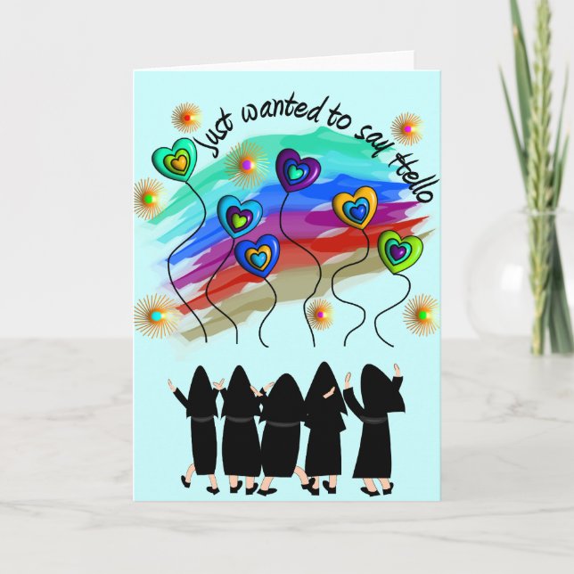 Cartes de voeux Whimsical Catholique (Devant)