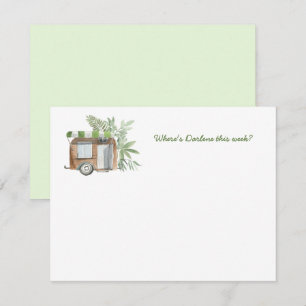 Cartes de voyage des Plantes de l'Awning Camper Vi