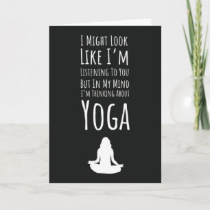 Cartes de Yoga Drôles Humour Blague