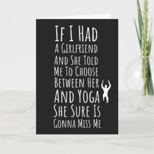 Cartes de Yoga Drôles Pour Hommes Pour Lui