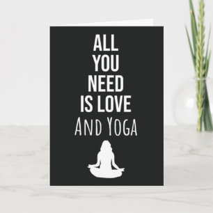 Cartes de Yoga pour Femme Yogi pour Elle