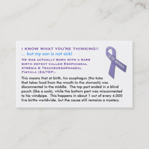 Cartes d'EA/TEF pour des garçons