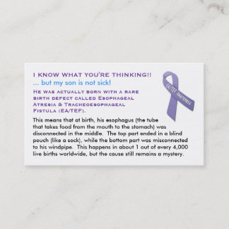 Cartes d'EA/TEF pour des garçons