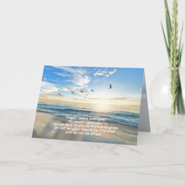 Cartes d'écriture de paix non perturbées (Devant)