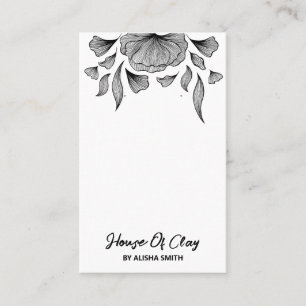 Cartes d'emballage d'art moderne blanc