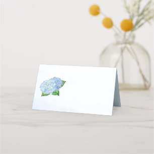 Cartes d'emplacement bleu Hydrangea Blair