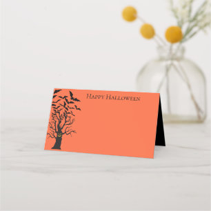 Cartes d'emplacement du nom d'Halloween