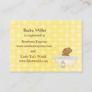 Cartes d'enregistrement de baby shower de temps de