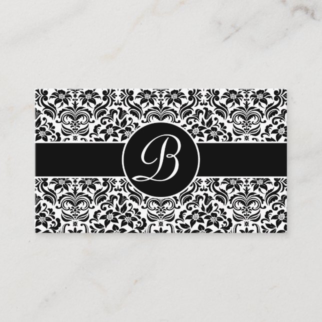 Cartes d'enregistrement des cadeaux Mariage damass (Devant)