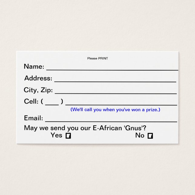 Cartes d'entrée de tirage de prix (Salons grand pu (Devant)