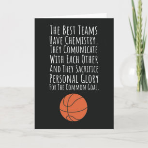 Cartes d'équipe de basketball cool Athlète Joueur 