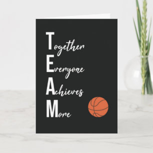 Cartes d'équipe de basketball Joueur Sports Athlèt