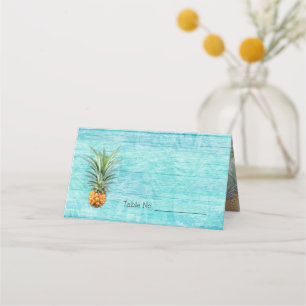 Cartes d'Escort Aiguilles Bleues Rustiques Hawaiie