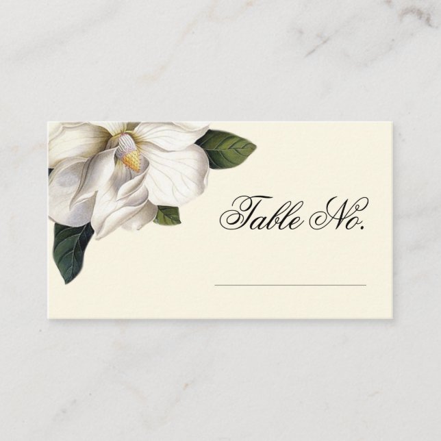 Cartes d'escorte du Mariage botanique du sud de Ma (Devant)