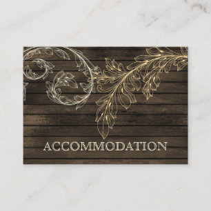 Cartes d'hébergement Barnwood Rustic