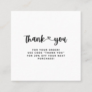 Cartes d'insertion du Merci Merci Carte de visite