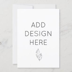 Cartes d'invitation 13x18 cm Impression personnali