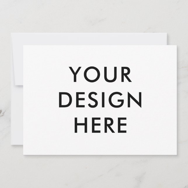 Cartes d'invitation 5x7" sur mesure | Horizontal (Devant)