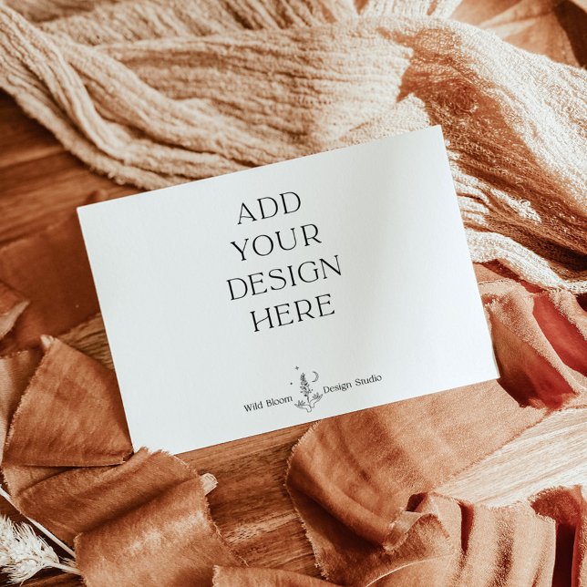 Cartes d'invitation 5x7" sur mesure | Horizontal  (Créateur téléchargé)