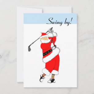 Cartes d'invitation à la fête de Noël ouverte