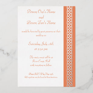 Cartes d'invitation à motif de tressage celtique e