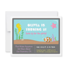Cartes d'invitation colorées pour une fête d'anniv