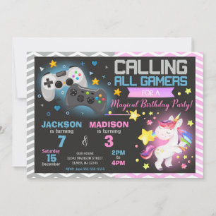 Cartes d'invitation d'anniversaire communes pour j