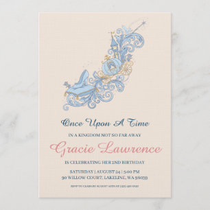 Cartes d'invitation d'anniversaire de princesse Ce