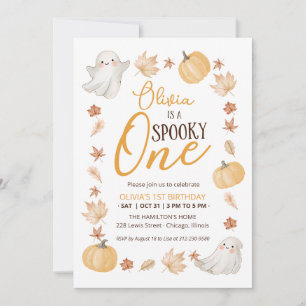 Cartes d'invitation d'anniversaire Halloween pour