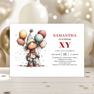 Cartes d'invitation d'anniversaire humoristiques p