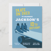 Cartes d'invitation d'anniversaire pour une fête d