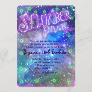 Cartes d'invitation d'anniversaire pour une soirée