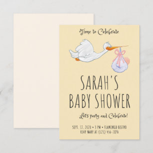 Cartes d'invitation de Baby shower
