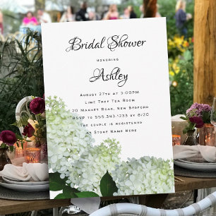 Cartes d'invitation de Fête de Mariage aux Fleurs 