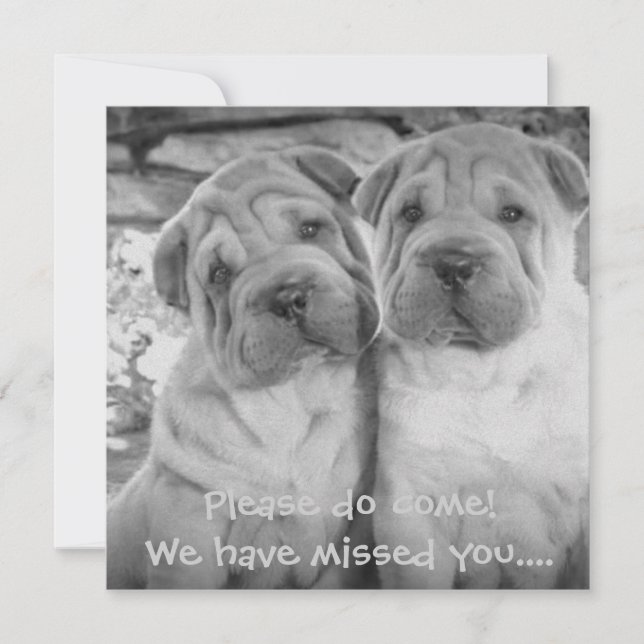 Cartes d'invitation de fête personnalisées pour un (Devant)